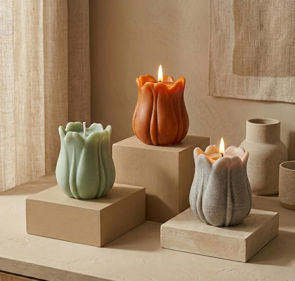 tulip candle tulip candle